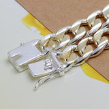 10mm Gold Chain Bracelet women wedding wedding birthday Jewelry