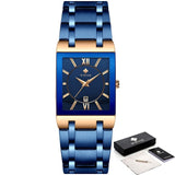 Luxury Black Gold Watch Quartz Watche Square Women Wristwatch