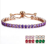 Luxurious Alexandrite Gemstone Bracelet Vintage 18K Rose Gold Women's Jewelry