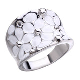 Flower Oil Dripping Ring for Women Wedding Jewellery