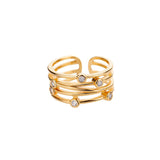 Hollow Heart Ring For Women Party Accessories Jewelry