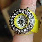 Unique Watch Ring For Women Anniversary Punk  Jewelry