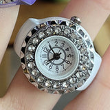 Unique Watch Ring For Women Anniversary Punk  Jewelry