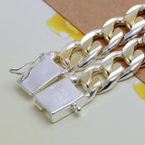 10mm Gold Chain Bracelet women wedding wedding birthday Jewelry