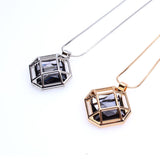 14K Yellow Gold Pendant Necklace Women Wedding Party Jewelryù