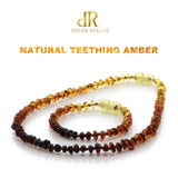 Natural Amber Beads Necklace Genuine Baltic Amber Stone Baby Necklace Gift
