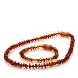 Natural Amber Beads Necklace Genuine Baltic Amber Stone Baby Necklace Gift