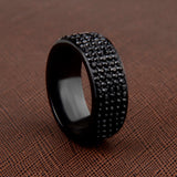 Black Zircon Ring For Women Wedding Jewelry