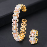 Genuine Vintage African Ring Bracelet Golden Bridal Jewelry Sets Women Jewelry