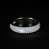 Genuine Gemstone 925 Sterling Silver Ring Set bridal Women's Engagement jewelry