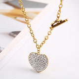 Heart Jewelry Set Necklace Earrings Wedding for women Jewelry