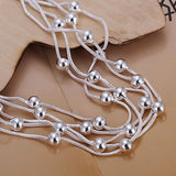 Luxury Ball Silver Bracelet Women's Wedding Jewelry