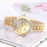 Luxury Zircon Quartz Watch For Women Bracelet WristWatch Jewelry