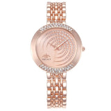 Luxury Zircon Quartz Watch For Women Bracelet WristWatch Jewelry