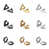 Big Triangle Stud Earrings For Women Party Anniversary Jewelry