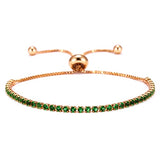 Luxurious Alexandrite Gemstone Bracelet Vintage 18K Rose Gold Women's Jewelry