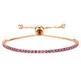 Luxurious Alexandrite Gemstone Bracelet Vintage 18K Rose Gold Women's Jewelry