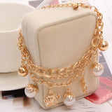 Charm Butterfly Multi Layer Bracelet Chain Women Wedding Jewelry