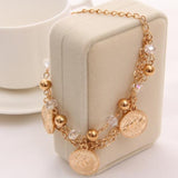 Charm Butterfly Multi Layer Bracelet Chain Women Wedding Jewelry