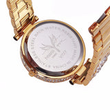 Casual Diamond Watch Leopard Women Quartz Watch 14K Gold Clock Jewelry