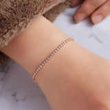 Luxurious Alexandrite Gemstone Bracelet Vintage 18K Rose Gold Women's Jewelry