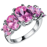 Alexandrite Ring 925 Sterling Silver Purple Women's Engagement Jewelry