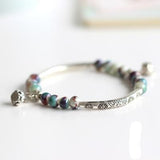 Vintage Retro Silver Bracelet Women's Jewellery