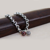 Bell chain bracelet 925 Sterling Silver Wedding Jewelry For Women