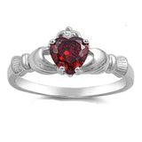 Luxury Gift Birthstone Ring Silver Anniversary Jewelry for Women