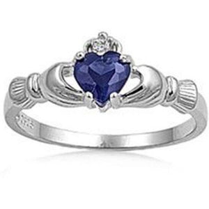 Luxury Gift Birthstone Ring Silver Anniversary Jewelry for Women