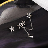 Exquisite Angel wings Rhinestone Dangle Earrings Women's Jewelry