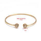 Lucky Eye Open Cuff Bracelet Bangle Gold Silver Women Men Fashion Jewelry