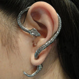 vintage-silver-twining-snake-earrings-stud-cuff-womens-style-jewelry