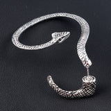 Unique Silver Snake Earrings For Women Anniversary Jewelry