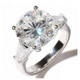 6ct Zircon Engagement Ring Round cut Sona 925S for women Party Jewelry