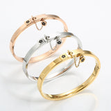 Luxury Jewelry Set Bangle Bracelet Gold Ring For Women Jewelry Set Gift