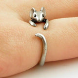 vintage-mouse-silver-ring-adjustable-wrap-wedding-promise-jewelry