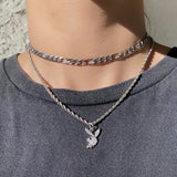 https://genuine-gemstone.com/products/genuine-rhinestone-rabbit-necklace-stainless-steel-chain-for-women