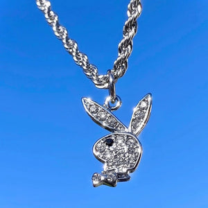 https://genuine-gemstone.com/products/genuine-rhinestone-rabbit-necklace-stainless-steel-chain-for-women