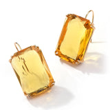 Transparent Resin  Drop Dangle Earrings For Women Square Wedding Jewelry