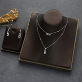 Stackable Jewelry Sets Necklace earring ring For Women