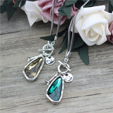 Long Winter Sweater Chain 90cm WomenNecklace Irregular Crystal Pendant Jewelry