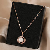 Genuine Pearl necklace Net Red Sense Advanced Clavicle Chain Temperament Gold