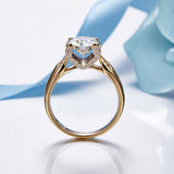 Luxury 14K Gold Ring Women Wedding Band Bridal Engagement Jewelry