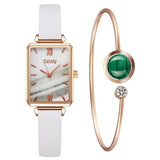 ROSE GOLD SQUARE DIAL FOR WOMEN BRACELET WATCH