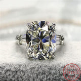 6ct Zircon Engagement Ring Round cut Sona 925S for women Party Jewelry