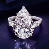 6ct Zircon Engagement Ring Round cut Sona 925S for women Party Jewelry