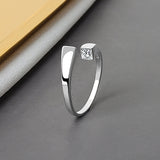 Luxirious Silver/Gold Ring 925 Sterling For Women Engagement Jewelry