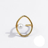 Luxirious Silver/Gold Ring 925 Sterling For Women Engagement Jewelry