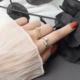 Luxirious Silver/Gold Ring 925 Sterling For Women Engagement Jewelry